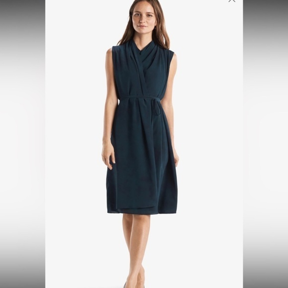 MM Lafleur The Greer Dress—Brushstroke woman’s XS 100 silk